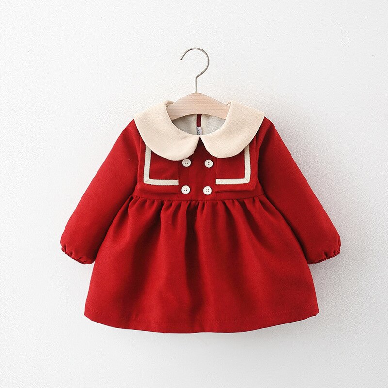 slim fit dress slacks Girls Toddler and Baby Dress in Burgundy Floral for Fall – Lisa Ann's  Creations main image 0