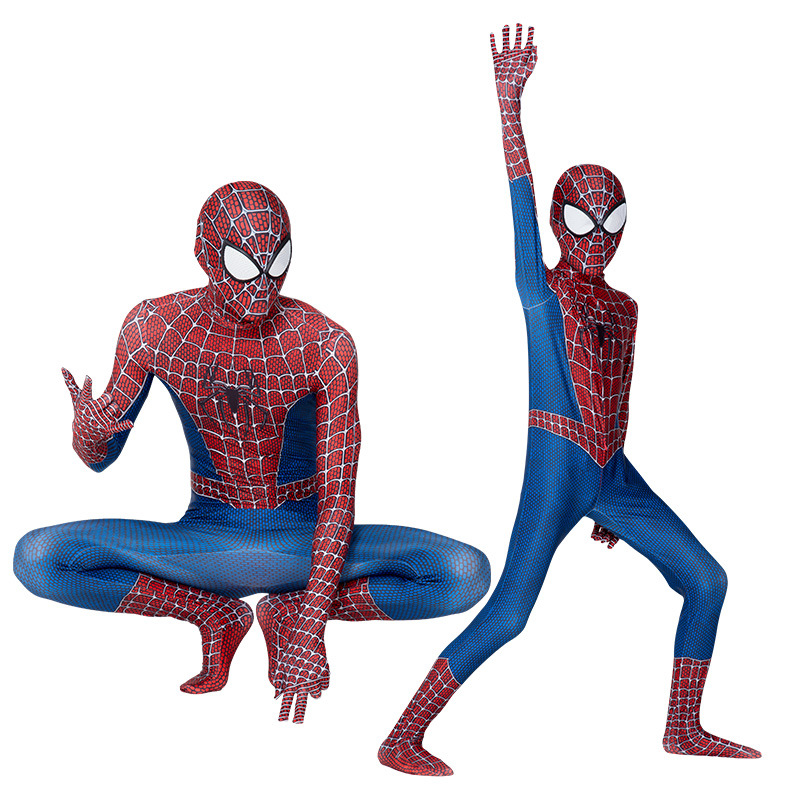 Anime Azul Rojo clásico Remy Tony Spider-Man trajes ajustados spiderman disfraz niños adultos carnaval ropa