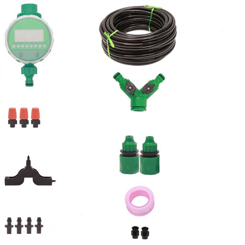 1Set Intelligent Irrigation Controller Home Automatic Flower Irrigator Timer Water Set Atomization Cooling