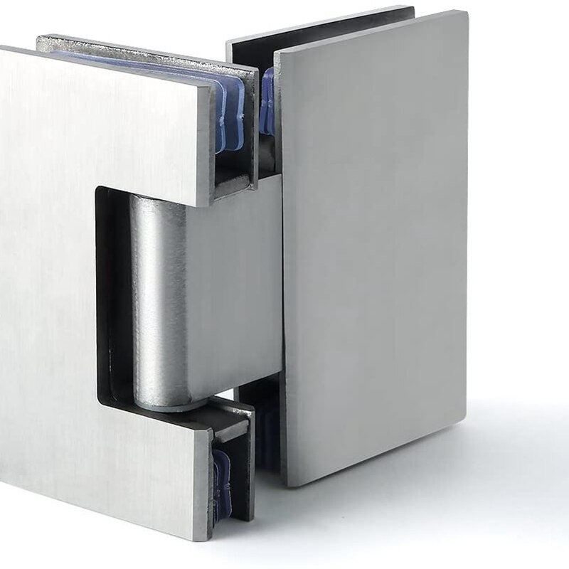 2 Stuks Heavy Duty 180 Graden Glazen Deur Kast Showcase Kast Klem Glas Douche Deuren Scharnier Vervangende Onderdelen