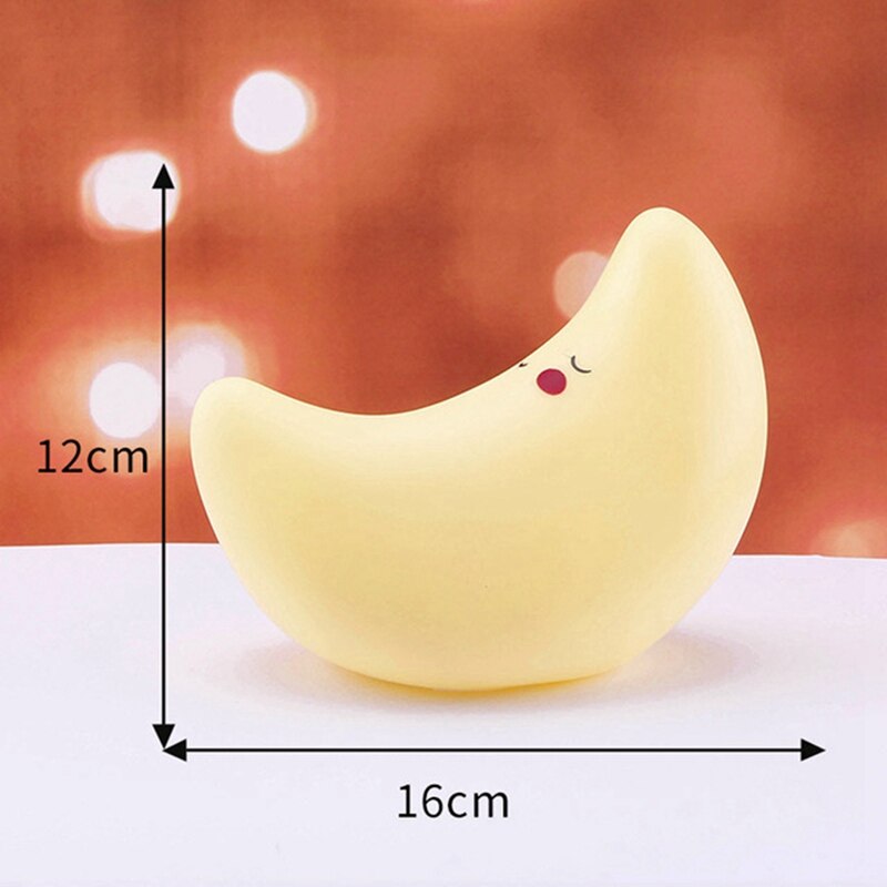 Lampada da notte portatile a LED in Silicone gattino carino lampada da notte per bambini con modalità di respirazione calde controllo del sensore tattile regali di natale f