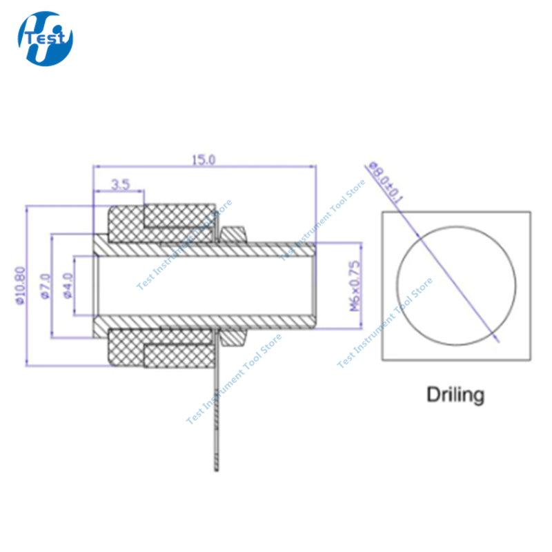 Macho hembra J072 4mm conector Banana macho hembra para insertar conector Pin Banana modelo DIY