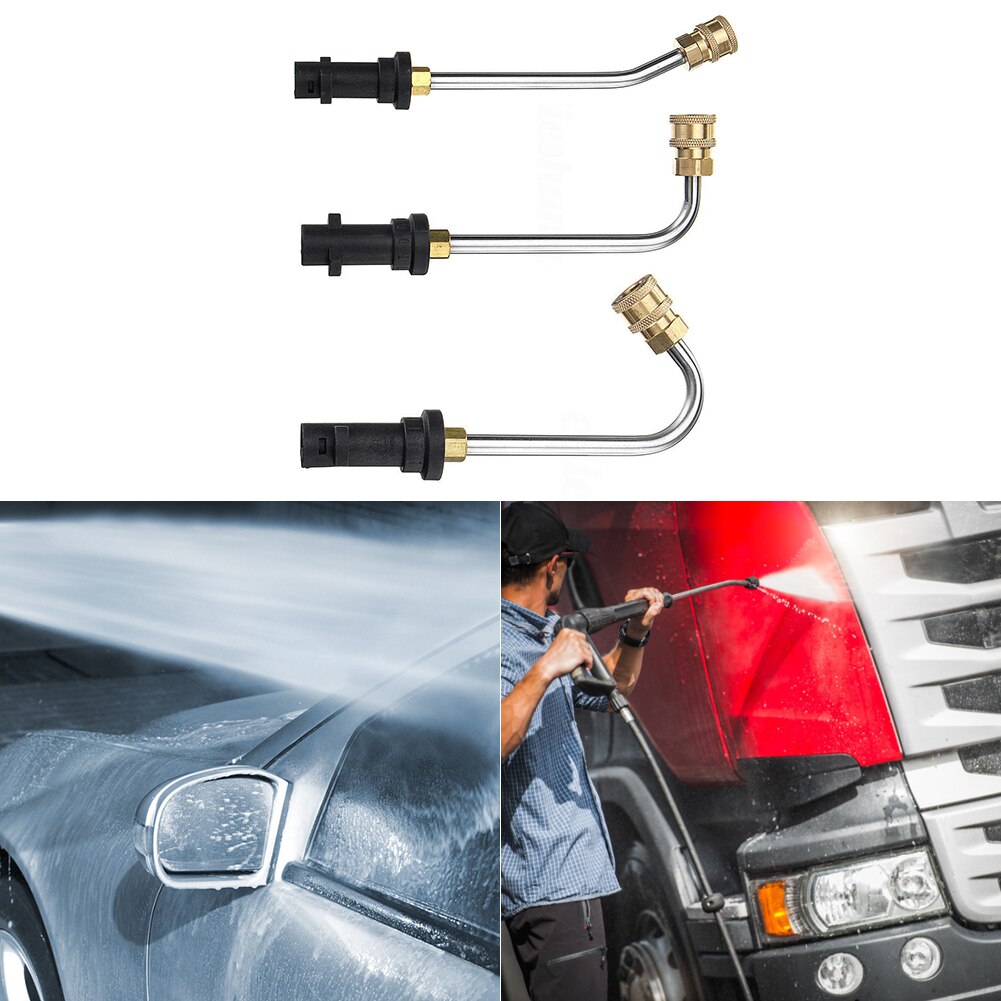 Hogedrukreiniger Gutter Cleaning Wand Lance 1/4 Inch Quick Connector 4000 Psi Voor Karcher K2-K7 Car Cleaning Accessoires