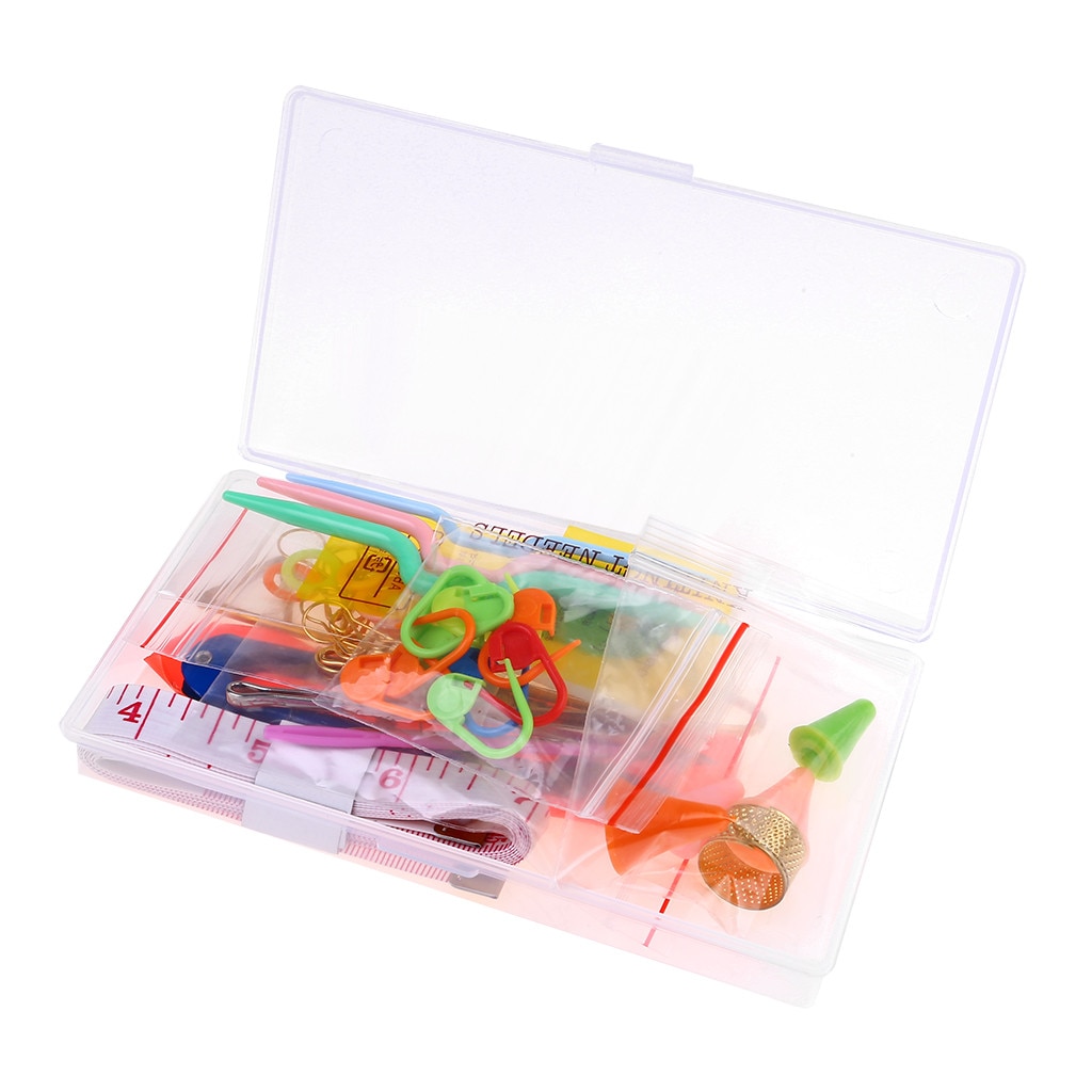 1 Set Knitting knit craft Accessories Supply Set Basic Tools Kits Lots with Case