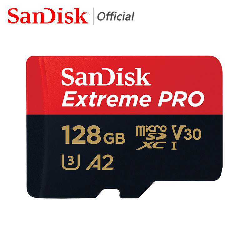 SanDisk Extreme Pro Micro SD Card V30 U3 A2 Memory Card 512Gb 256Gb 128Gb 64Gb 32Gb 1Tb Max up to 250Mb for Samrtphone PC Phone