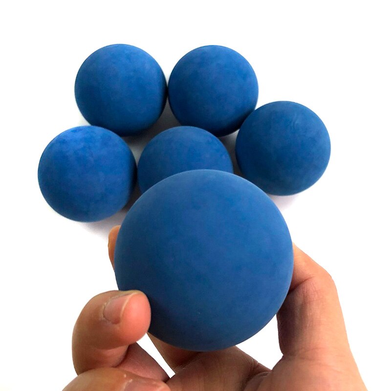 10 Pcs 5.5cm Racquetball Rubber Ball High Elasticity for Game Practice Training XD88