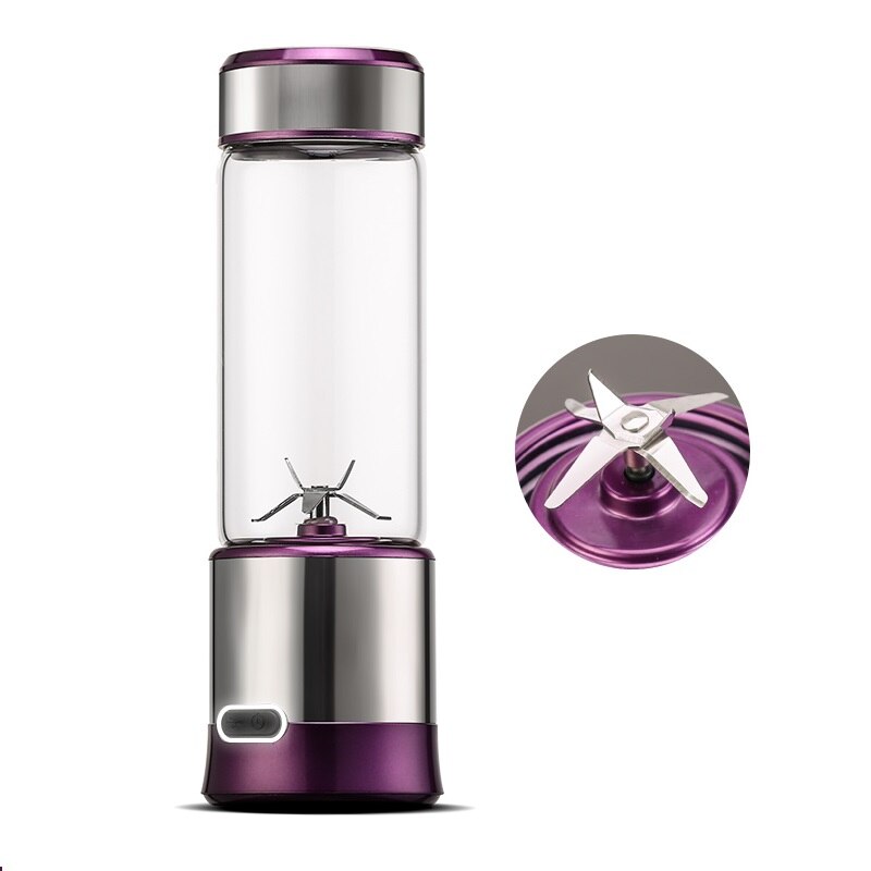 Portable Electric Juicer Blender Automatic USB Mini Fruit Mixers Juicers Fruit Extractor Food Milkshake Multi Juice Maker: sliver