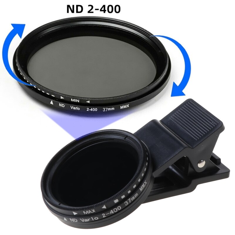 Photography Portable Camera ND2 To 400 Mobile Phone Neutral Density ND Filter