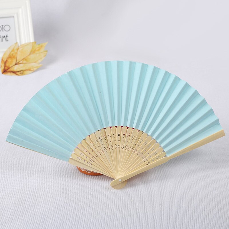 Blank Paper Bamboo Folding Fan DIY Calligraphy Painting Drawing Fan Artist Tool Christmas Birthday Party Give For Friend: 06