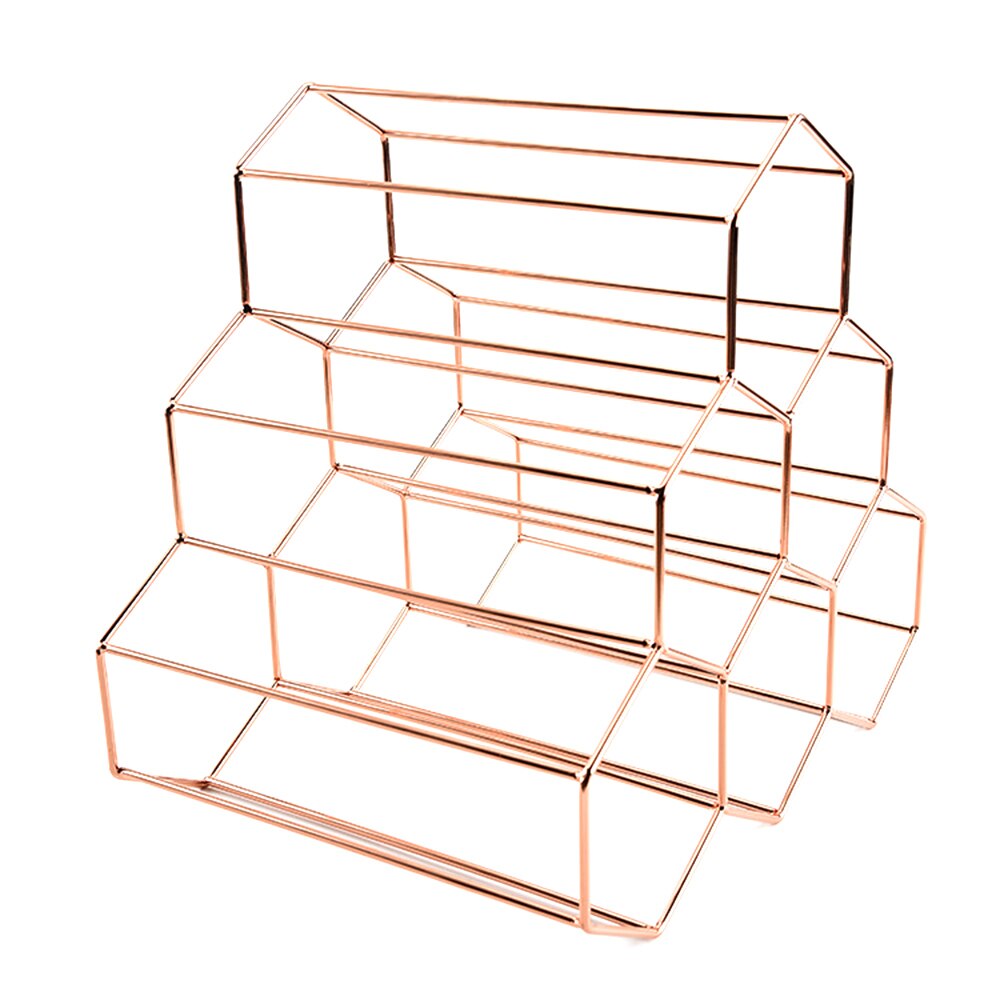 Fles Stapelbaar Stand Rack Bar Rvs Bijenkorf Vorm Home Decoraties Organizer Display Plank Wijnrek