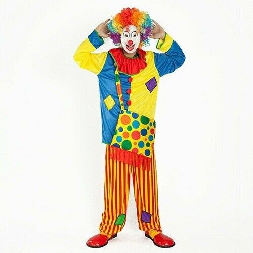 Halloween Costumes Funny Circus Naughty Harlequin Uniform Men Costume Fancy Dress Cosplay for Adult Men Women Clown Costume