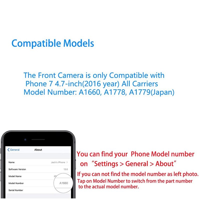 Frente de frente câmera sensor luz proximidade cabo fita montagem substituição para iphone 7 com ferramentas reparo