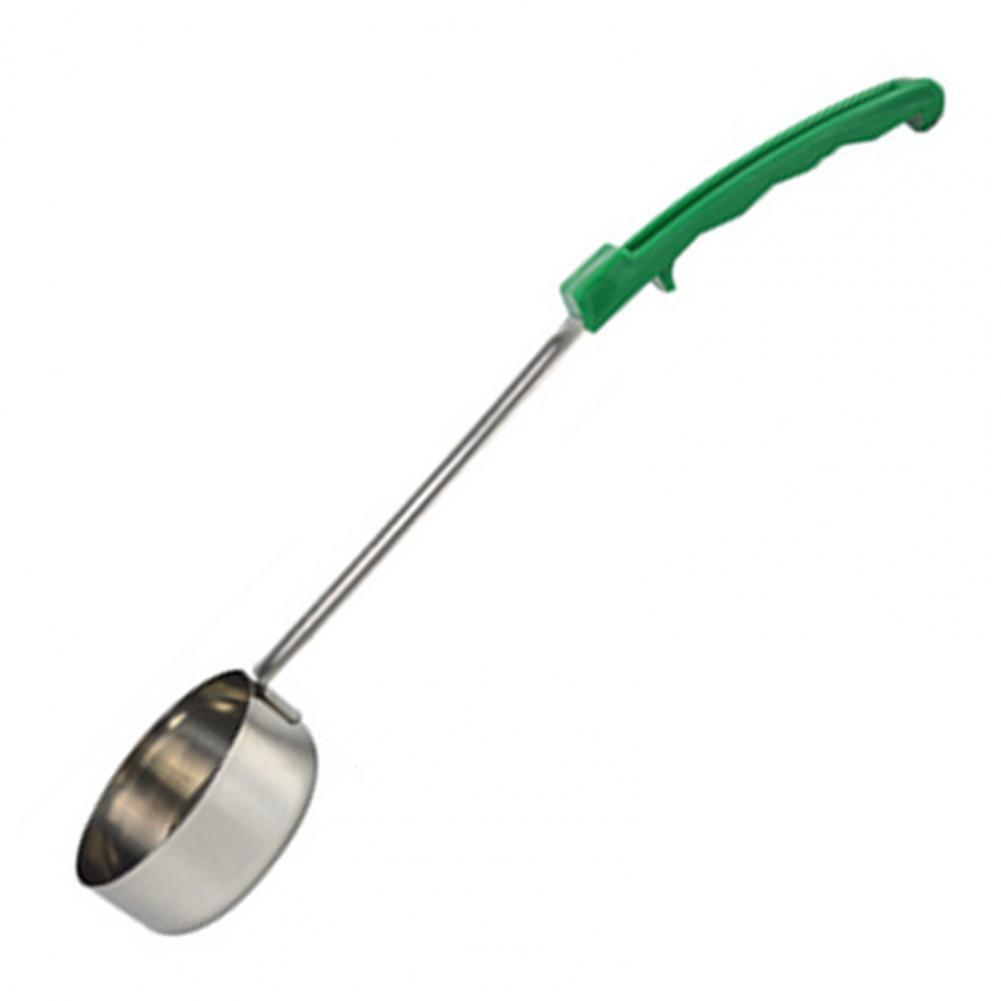 Sauce Measuring Spoon Excellent Pizza Sauce Portion Control Serving Spoon Multi-purpose Anti-scald Handle Sauce Ladle: Green