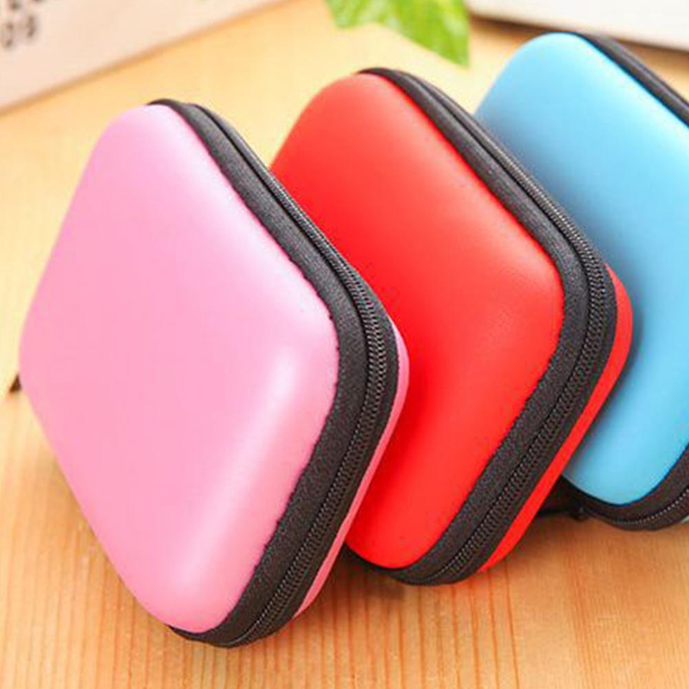 Portable Square/Rectangle Nylon Case USB Disk Earphones Storage Bag Organizer Case Charger data cable Organizer Case travel Case