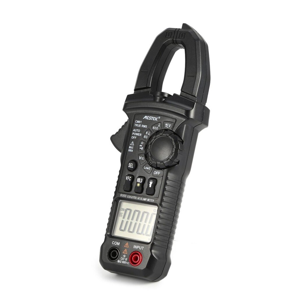 Digital Clamp Multimeter Voltmeter Ammeter AC DC Diode Resistence OHM Volt Tester Test Current True RMS