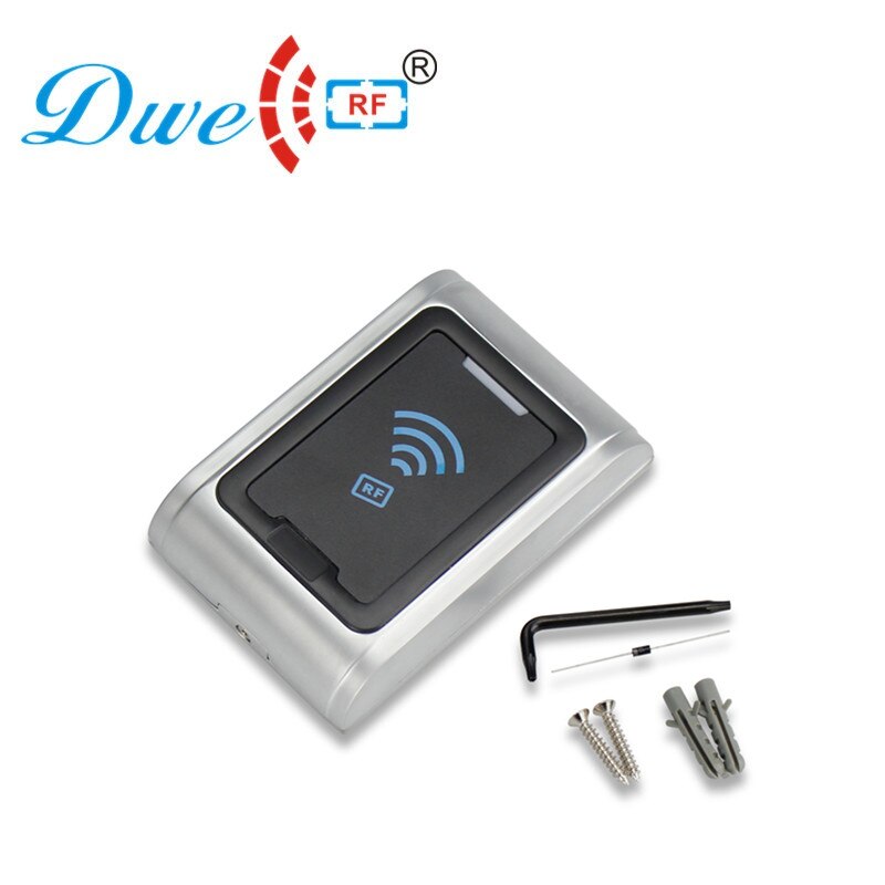 DWE CC RF Control card readers metal waterproof rfid reader ip68 wiegand 26 125khz rf id access control
