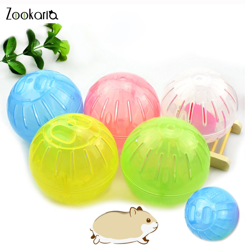 Souris rongeur pour animaux de compagnie Jogging Hamster gerbille Rat jouet en plastique boule d'exercice belle balle pour animaux de compagnie jouets 10cm 12cm