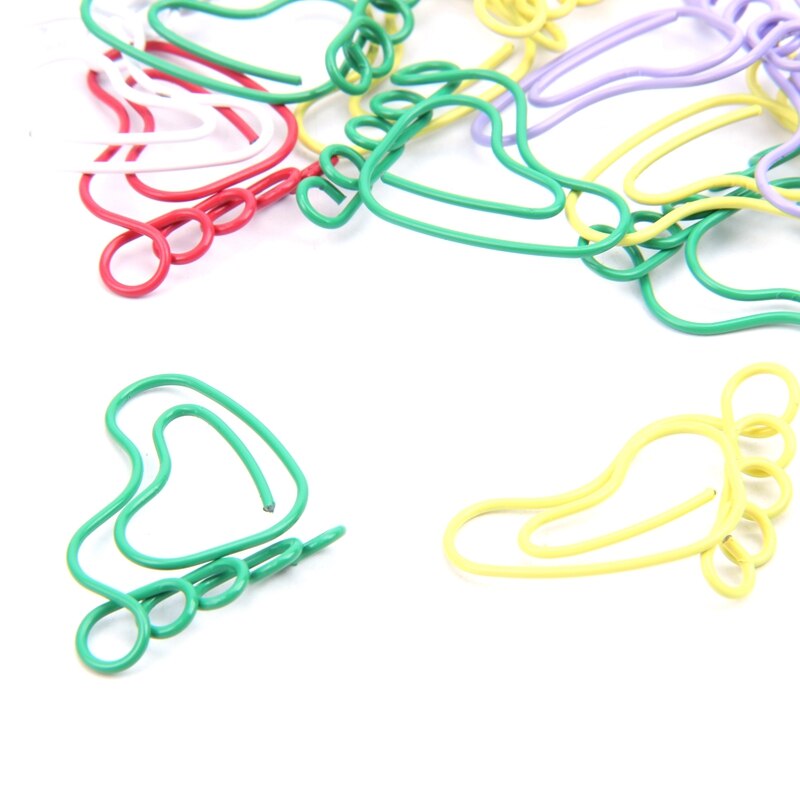 100 stuks vliegtuigpaperclips, kleurrijke schattige paperclips in 6 kleuren, vliegtuigvormige bladwijzerclips voor thuiskantoor, school
