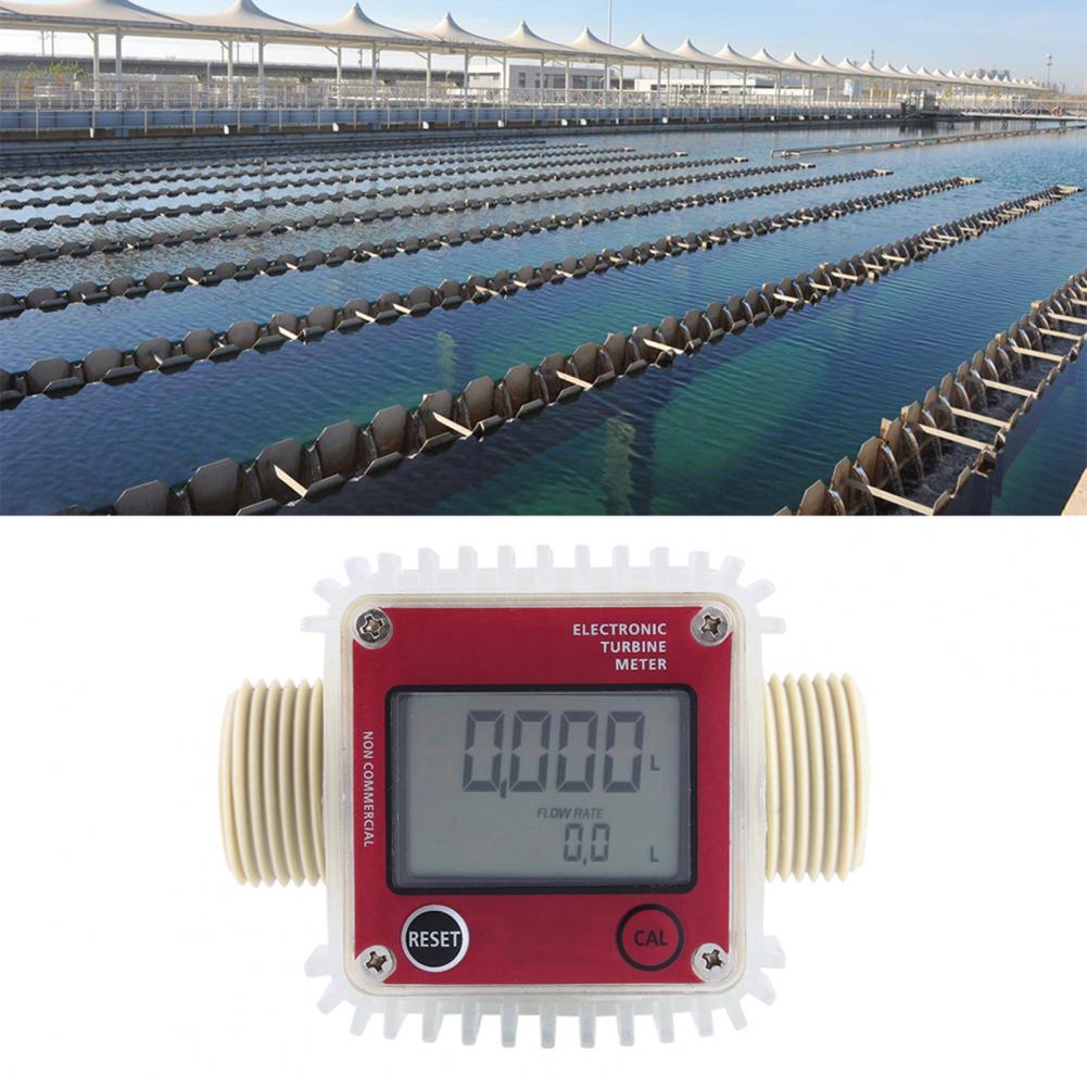 K24 Turbine Flow Meter Digital High Accuracy Flame Retardant Modular LCD Display Flowmeter For Petroleum Hardware Tools