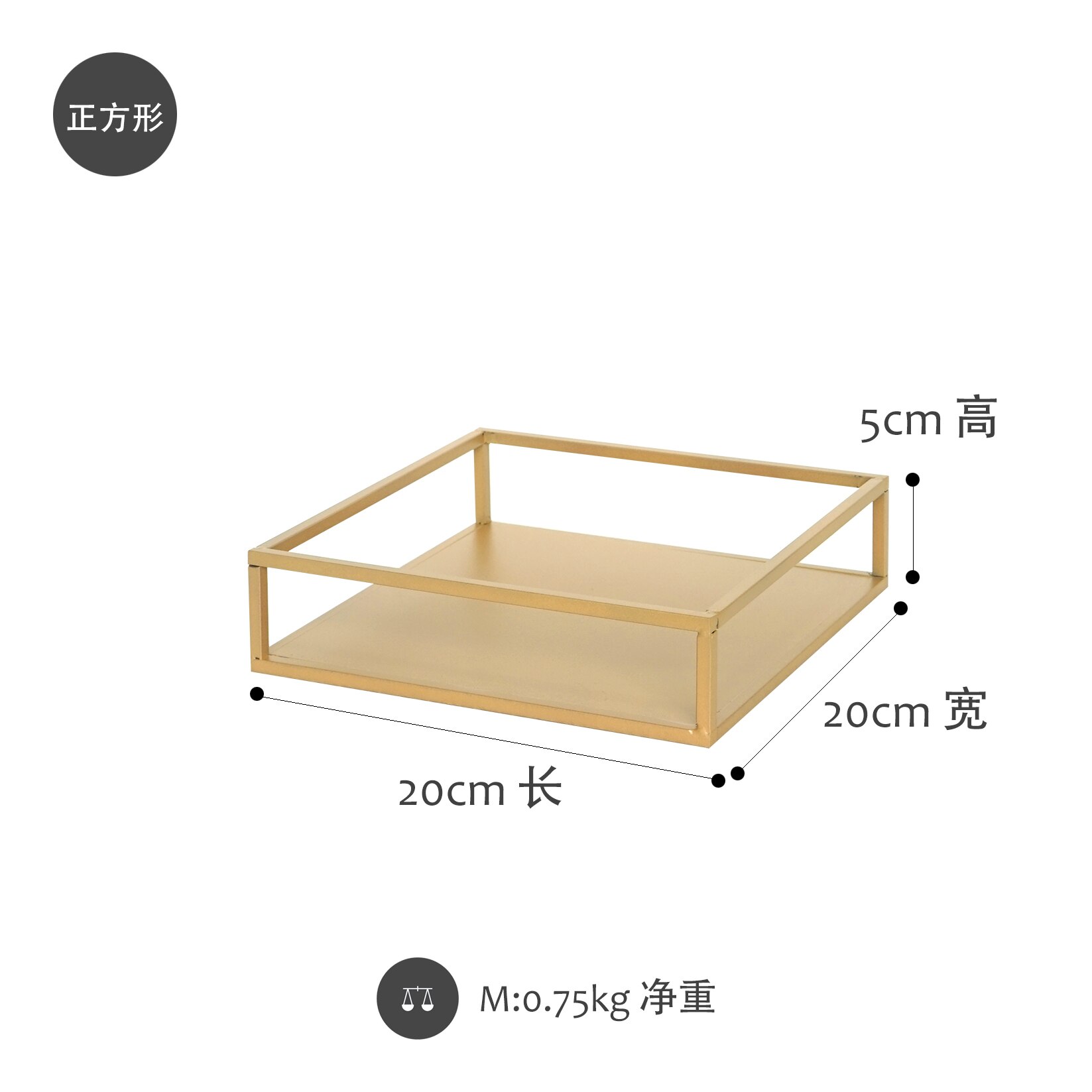 Champagne gold tray 1 piece cake tools fondant dessert home decorations sweet table fitting Storage Holders &amp; Racks: 6