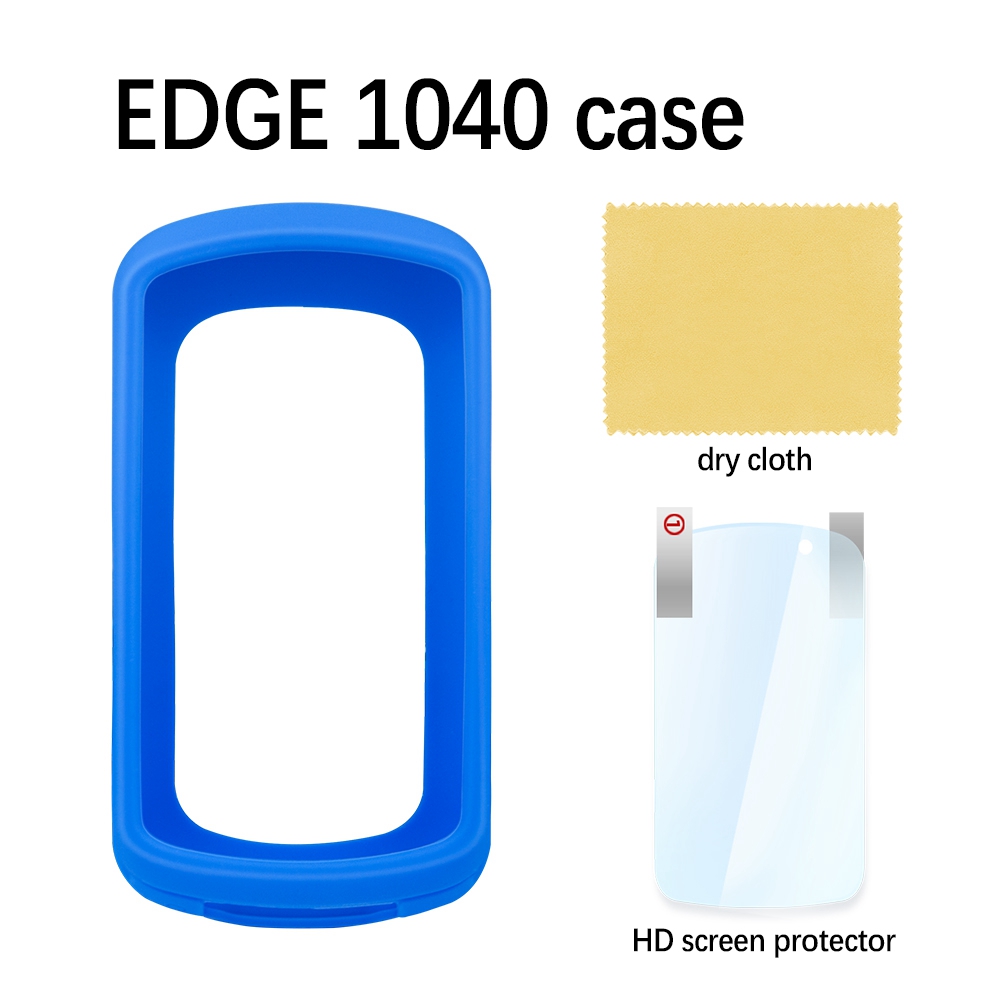 Garmin Edge 1040 funda protectora Edge 1040 funda protectora de silicona Gps bicicleta ordenador protección película de pantalla: Rojo
