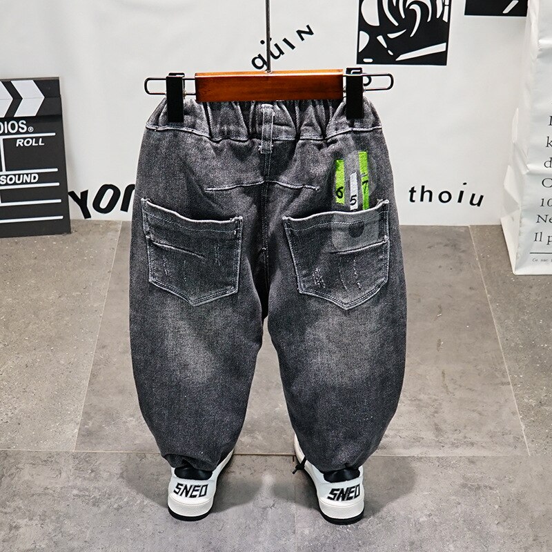 Jongen Jeans Herfst Kinderen Denim Broek Koreaanse Stijl Kids Jongens Cowboy Broek Baby Kids Jeans Baby jongens Kleding