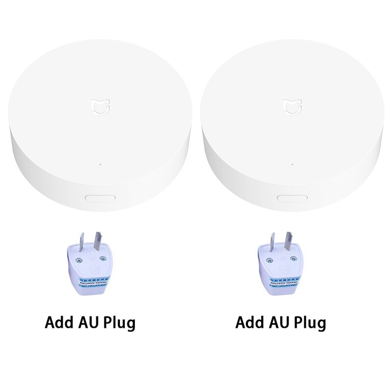 Xiaomi Mijia Multi-Mode Gateway 3 ZigBee Alarm System smart-home WIFI Bluetooth Mesh Hub Voice Remote Control Night Light Bell: 2 pices add AU