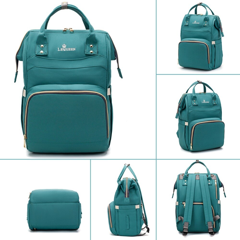 LEQUEEN Diaper Baby Bags Backpack For Moms Baby Bag Maternity Hospital Bag Care Nappy Bag Travel Stroller Send Free Hooks bolsos