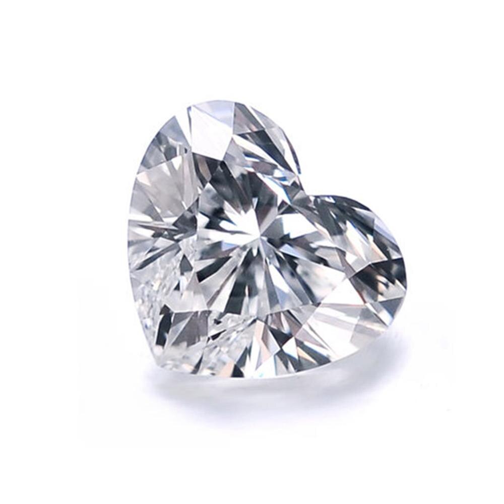 Szjinao Real 100% Losse Edelsteen Moissanite Stone 0.5ct 5Mm D Kleur Hartvormige Diamant Uitstekende Flash Met Gra Certificaat