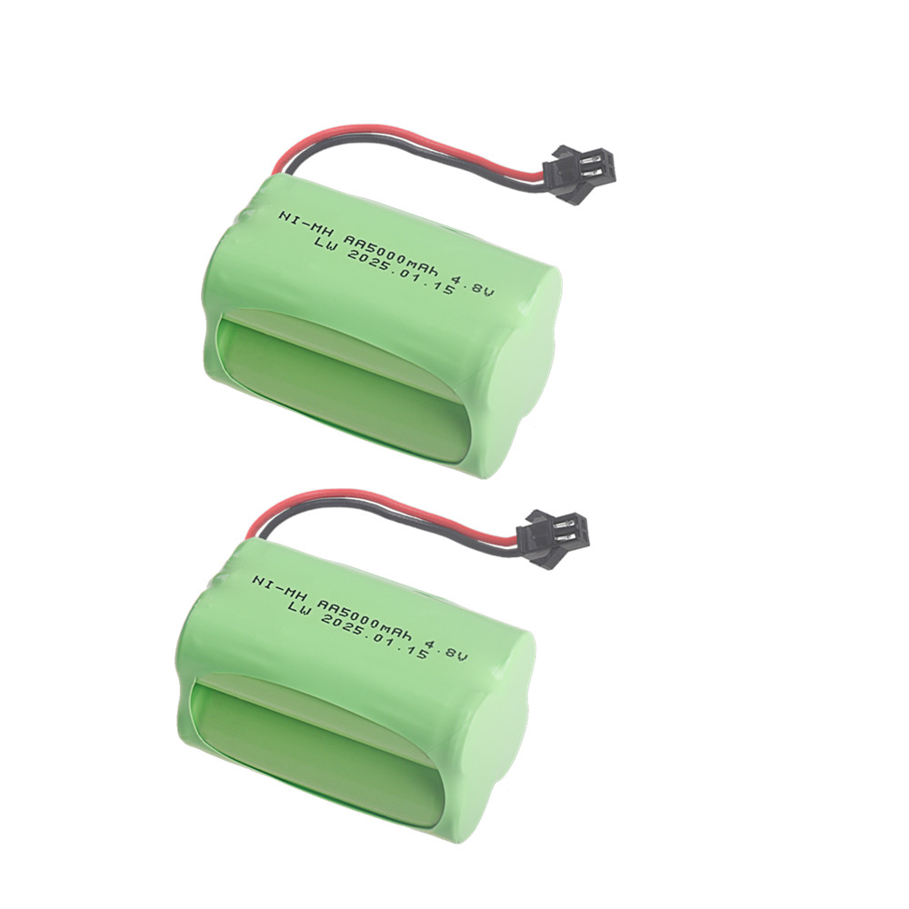 5000 4,8v rechargeable nimh battery for rc cars, robots, tanks, ships, toy parts, t-models with  sm2p- connectors , , aa 4,8v battery packs: Orange
