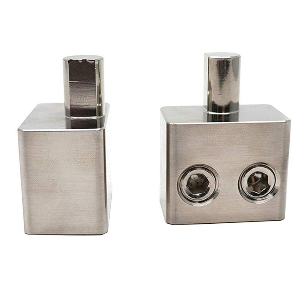 1Pair Dual 1/0 Gauge To 1/0 Gauge Amp Input Reducers 100% Copper Sliver-Plated Car Audio High Power Pure Copper Amplifier