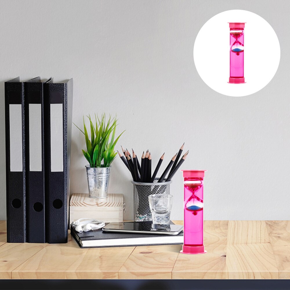 Decorative Hourglass Prop Cylindrical Timer Adornment Kitchen Timing Tool