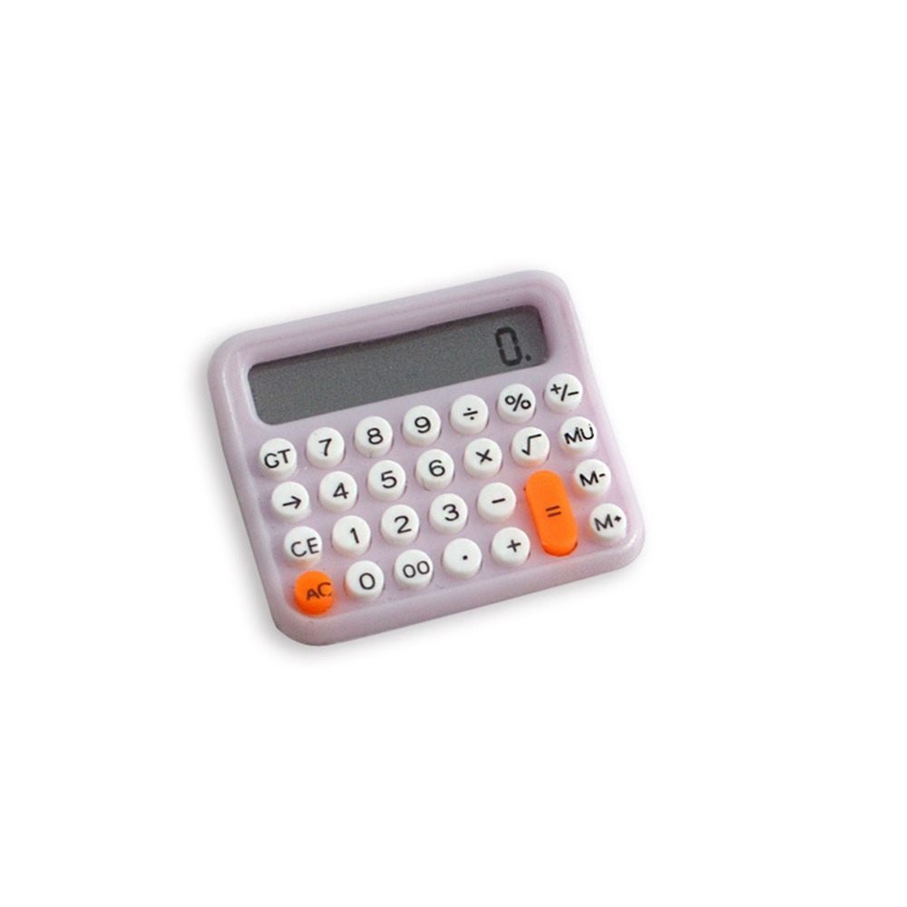 1:12 Dollhouse Calculator Electronic Calculator Model Micro life Simulation Furniture Decor School Supplies Miniature Accessory: Dark Khaki