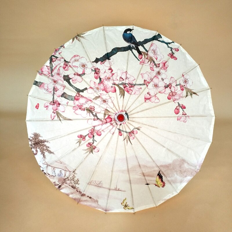 Parapluie en papier huilé, tissu de soie, vêtements chinois pour hommes et femmes (51-63),