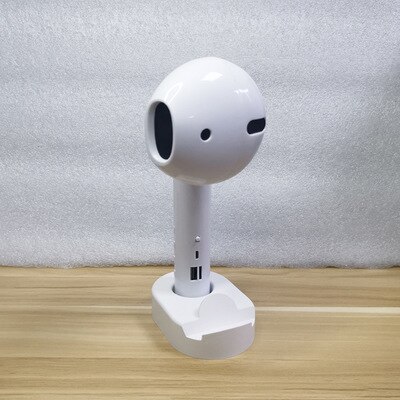 Giant earphone speaker, Bluetooth speaker, wireless portable speaker with basic Bluetooth mode, support FM radio microphone: White