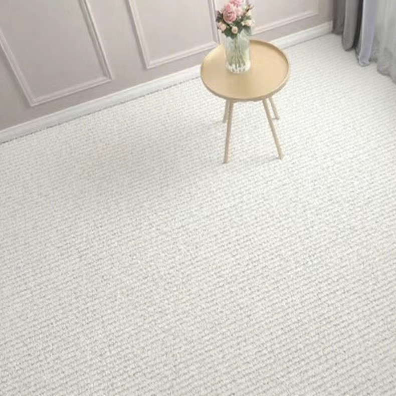 Alfombra de cocina para dormitorio, decoración del hogar con absorción de agua, decoración autoadhesiva para habitación, alfombras de baño, alfombra de Color sólido para sala de estar: 400mm x 400mm / BLANCO