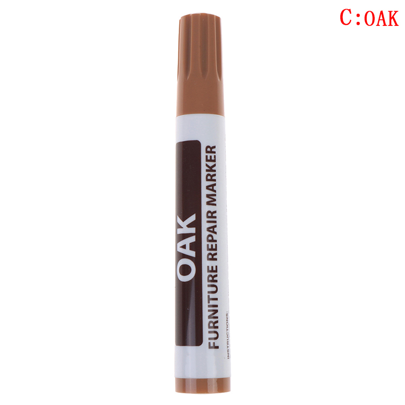 lápiz de color madera, reparación de corrección de color de grano, pintura para raspar, lápiz de color adicional, suelo de lápiz táctil para muebles 1 unidad: C