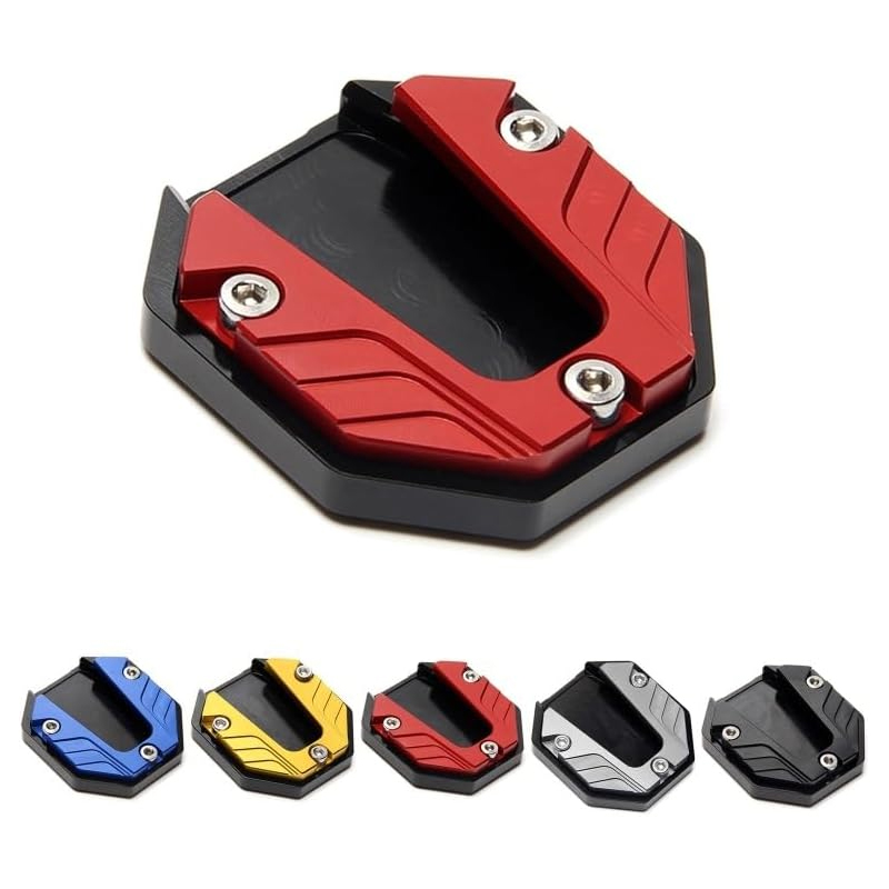 Universale Scooter moto bici cavalletto Extender piede supporto laterale estensione Pad piastra di supporto antiscivolo Base allargata