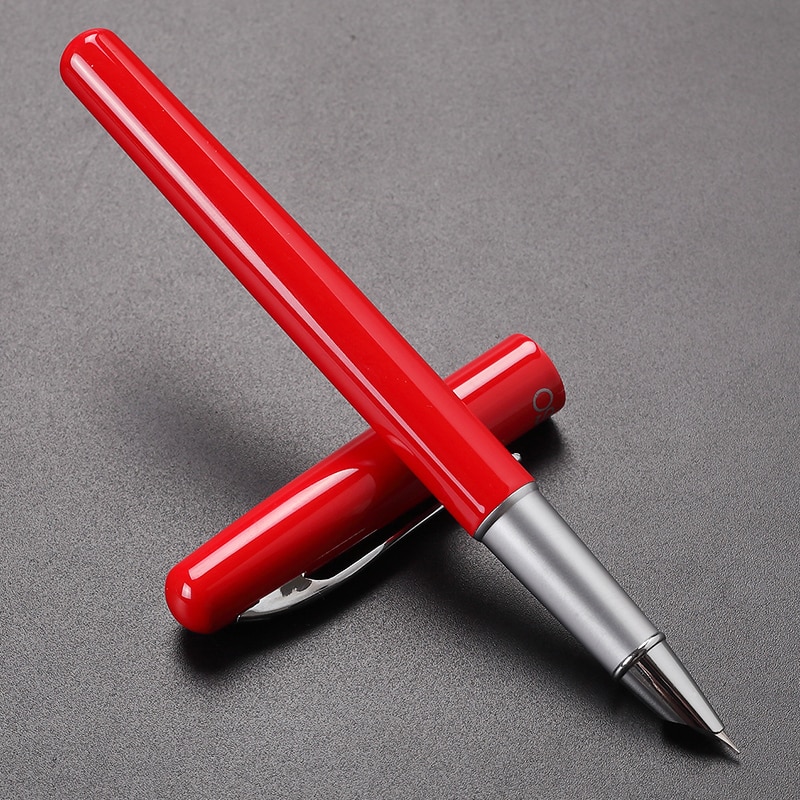 Oaso  s111 metal blæk fyldepen super fin pen spids 0.38mm rød sort blå hvid valgfri til finansiel virksomhed