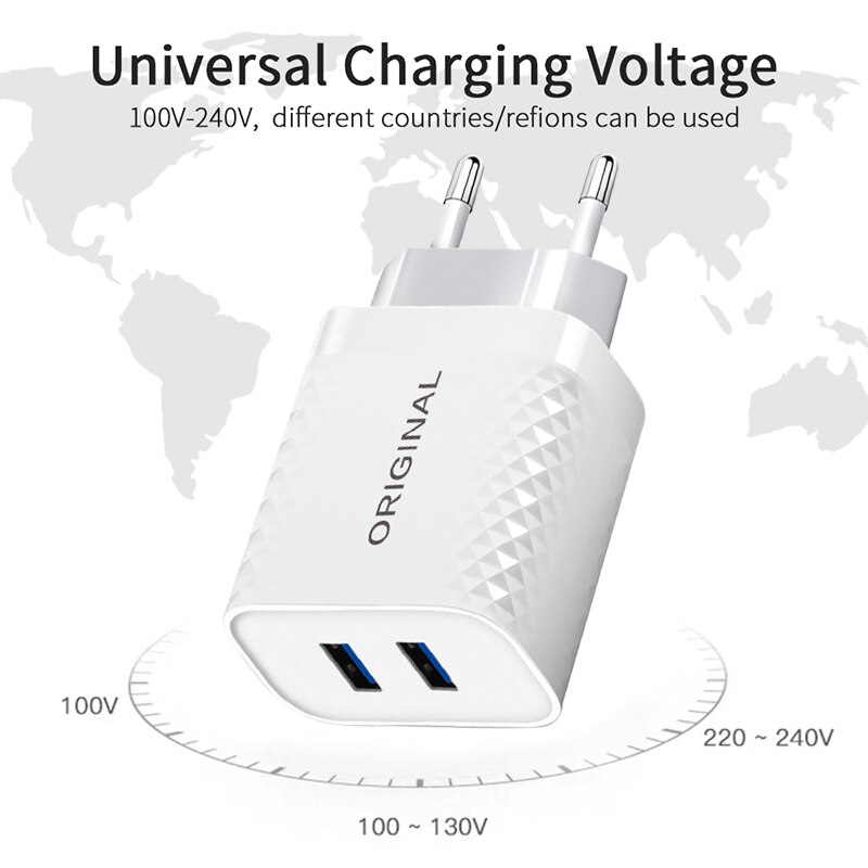 USB Charger Quick Charge Universal Phone Adapter for iPhone Xiaomi Samsung Huawei Mate 30 Tablet Wall Mobile Charge Fast Charger