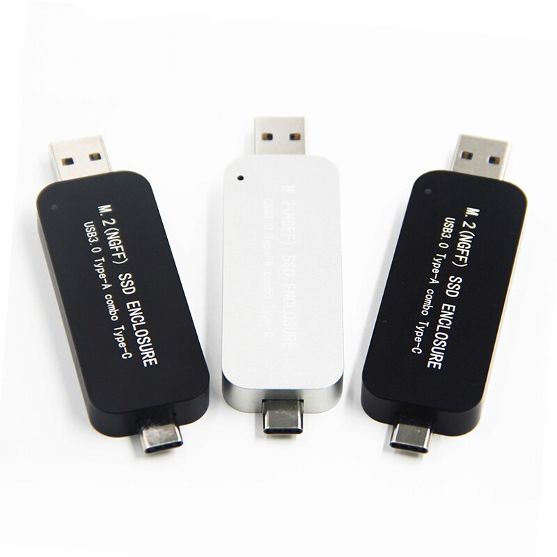 Boîtier pour disque dur externe SSD, M.2, USB 3.0, Type C, 2230, 2242