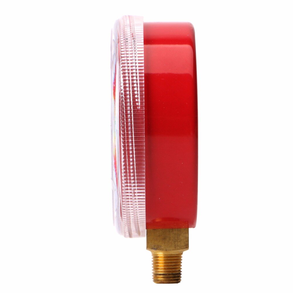 Red Air Conditioner R404/R134A/R22 Refrigerant High Pressure Gauge PSI KPA