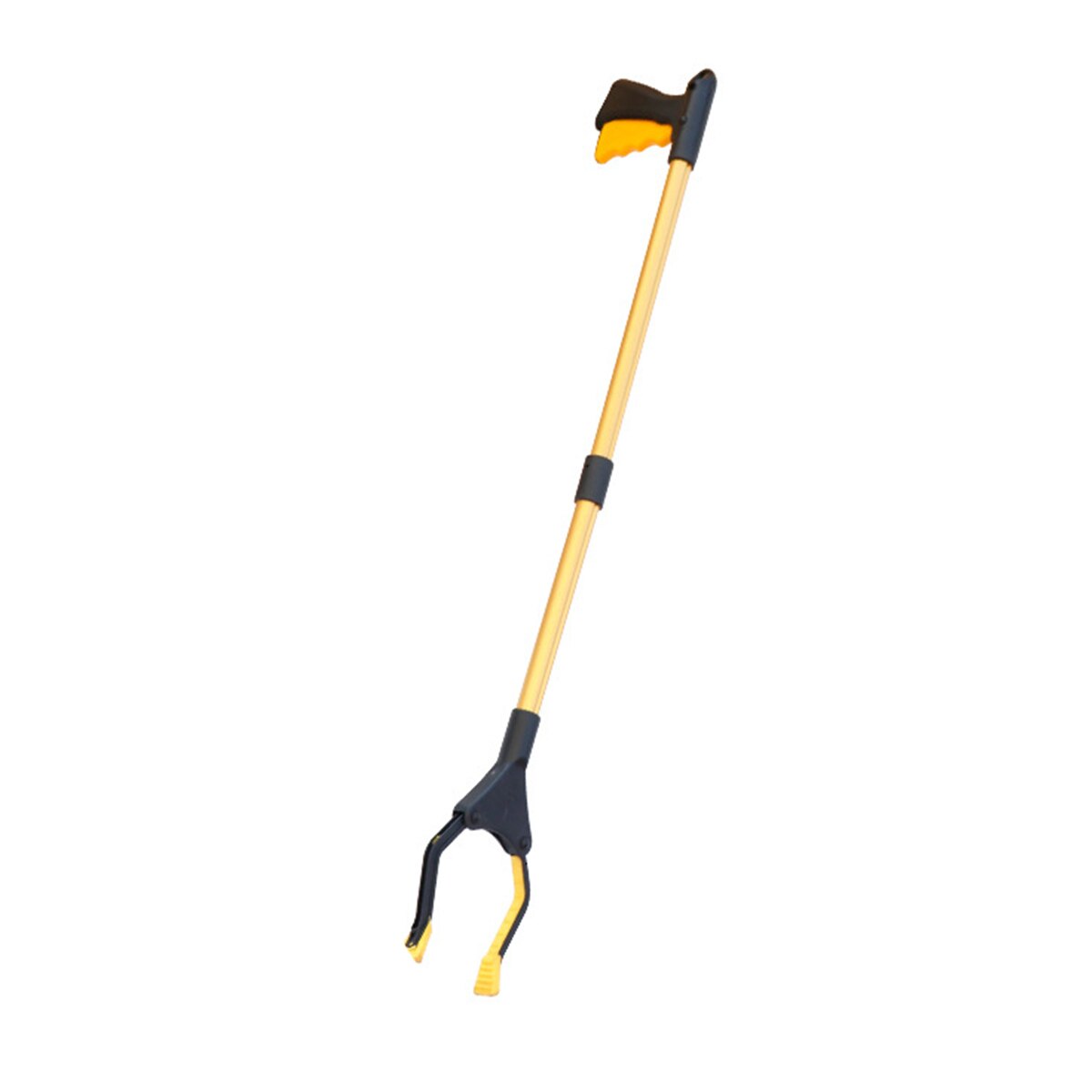 Foldable Garbage Pick Up Tool Grabber Reacher Stick Garbage Pliers Handle Portable Factory House Pickup Grabber Clamp Tools: Gold