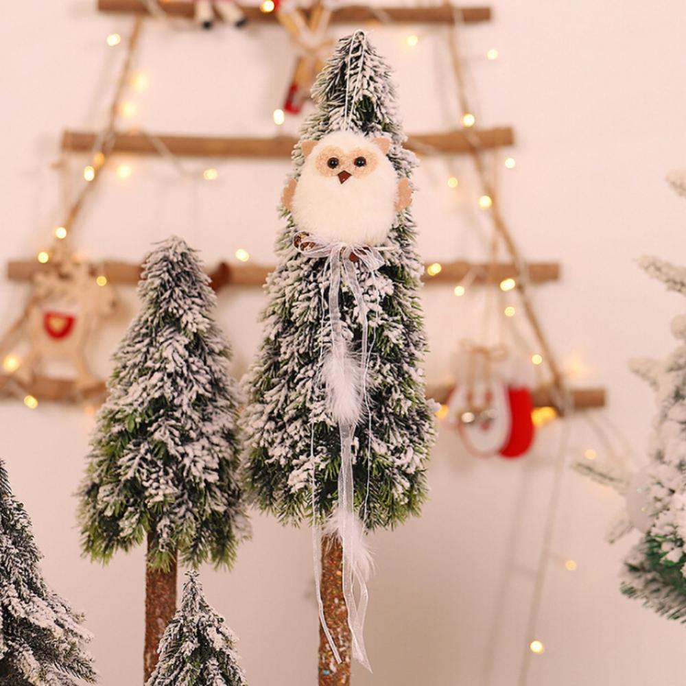 Christmas Ornaments Plush Pendant Christmas Doll Christmas Tree Plush Ball Christmas Tree Pendant: B