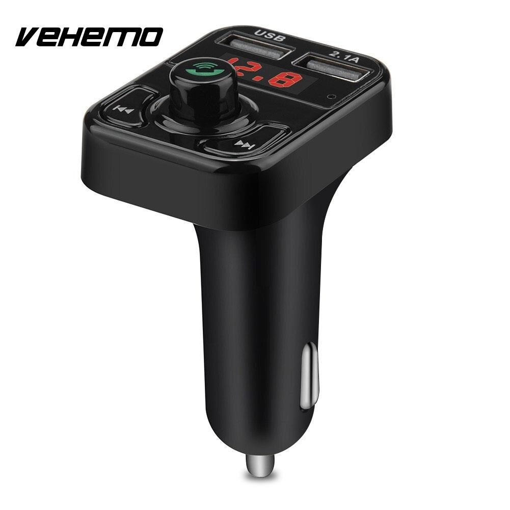 Universele Auto Fm-zender Fm Adapter Bluetooth Fm-zender Voor Handenvrij Voltage Detectie Aux Stereo Voor MP3
