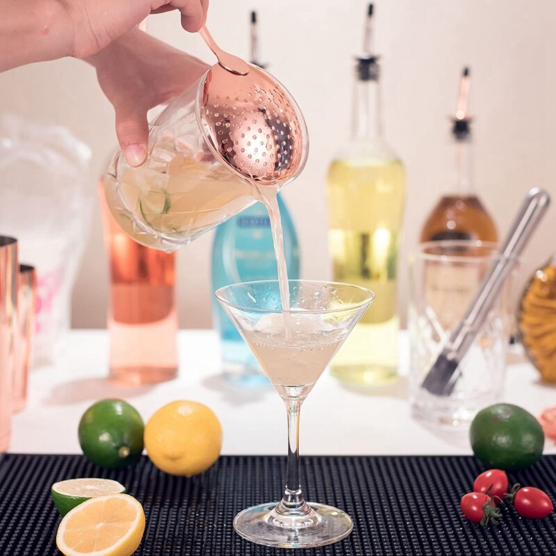 11- delt bartender sæt cocktail boston shaker barware sæt inkluderer 28 og 18 oz,  cocktail si sæt, dobbelt jigger