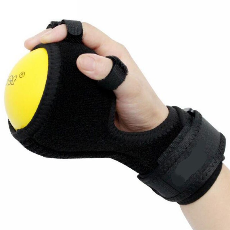 Anti-Spasticity Ball Splint Hand Functional Impairment Finger Orthosis Hand Ball Stroke Palsy Rehabilitation Massage Ball: Auburn
