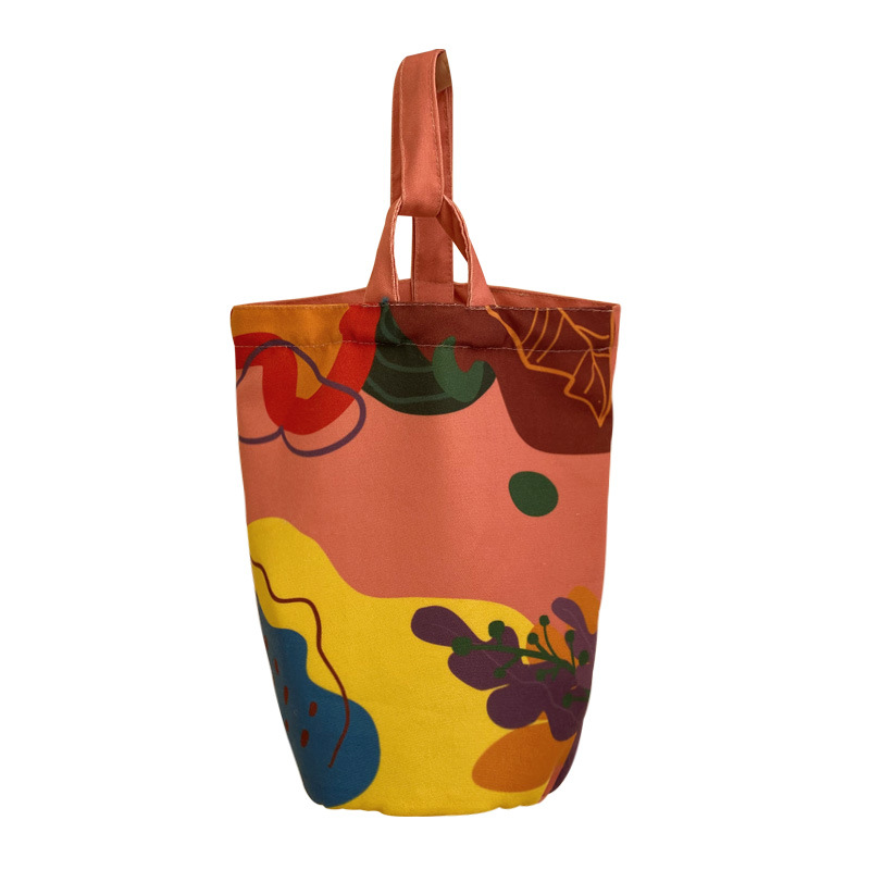 Graffiti koreanske kvinder skuldertasker lærred spand afslappet dame crossbody taske shopper vintage arbejde kvindelige håndtasker