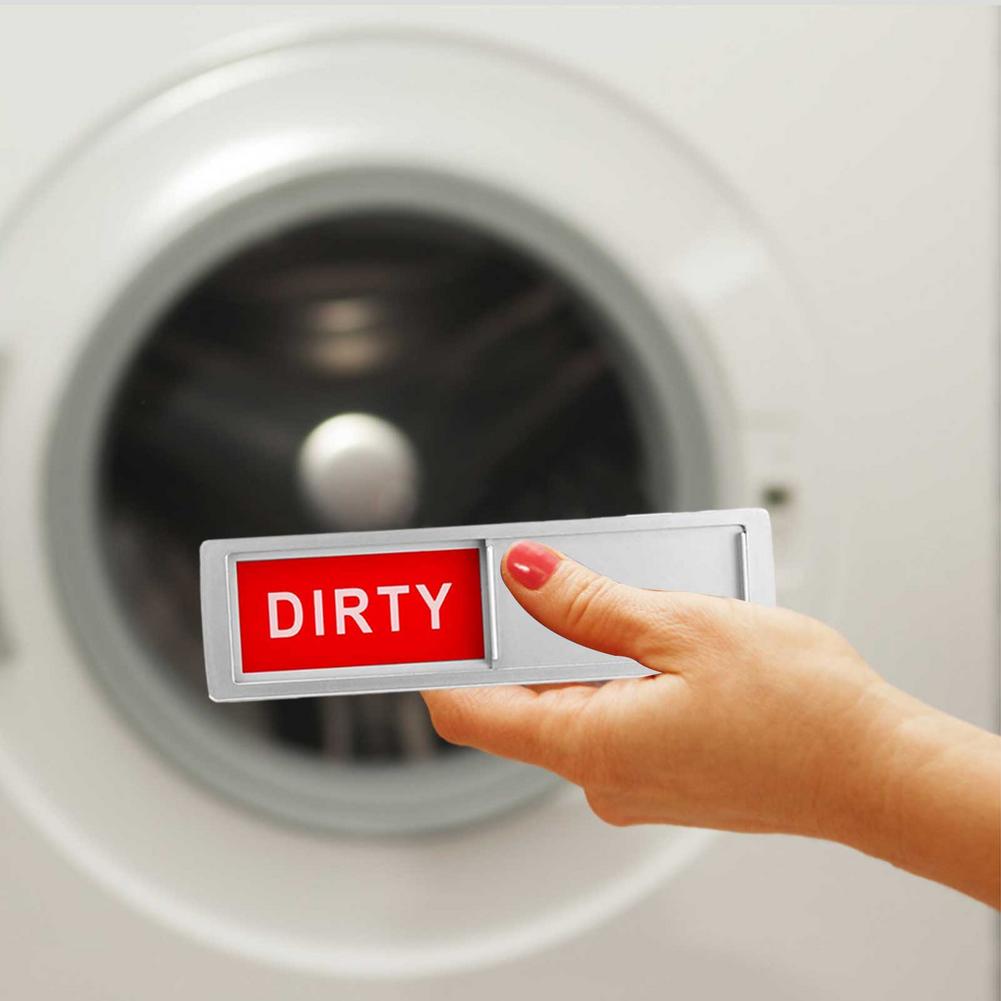 Room Cleaning Tips Cleanliness Signs Hotel Magnetic Signs Acrylic Dishwasher Magnet Clean Dirty Sign Home Room Decoration