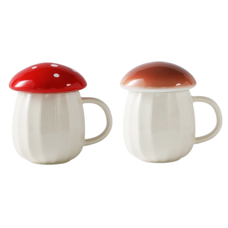 Multipurpose Ceramic Mushroom Coffee Cup Tea Cups Lovely Mushroom Stuff